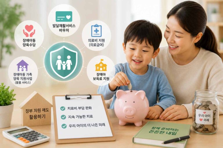 자폐 치료비 현실 가이드: 국내 지원 제도와 바우처 총정리